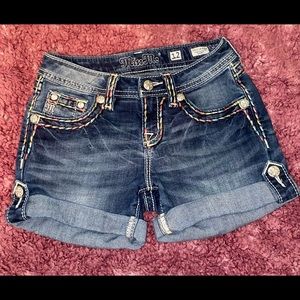 Girls MISS ME denim shorts 12